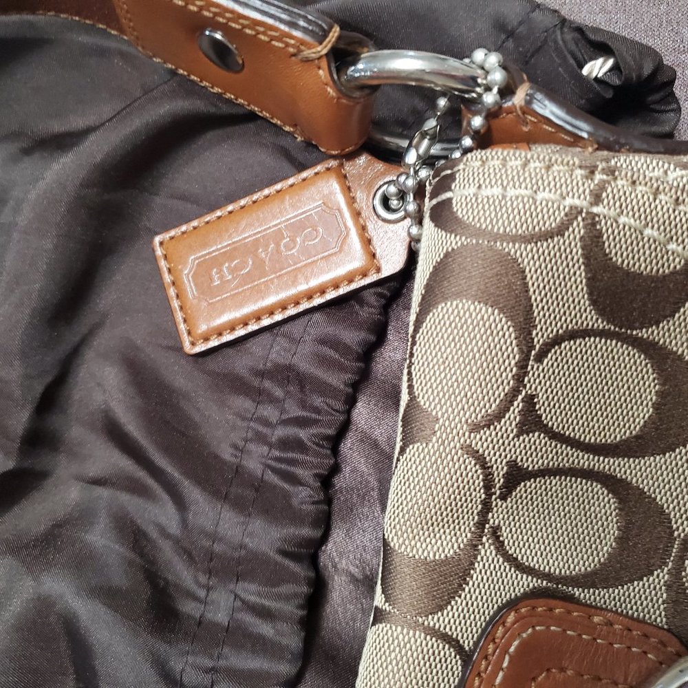 Coach Signature SOHO M0773-11860 Canvas/Leather